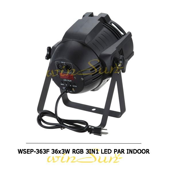 WinSun LED Par Light 36x3W Indoor 3