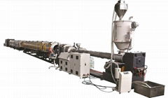 Pe pipe extrusion line