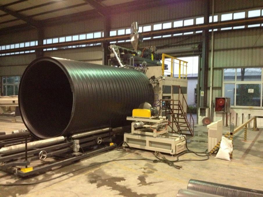 HDPE Hollow-wall Winding Pipe Extrusion Line 4