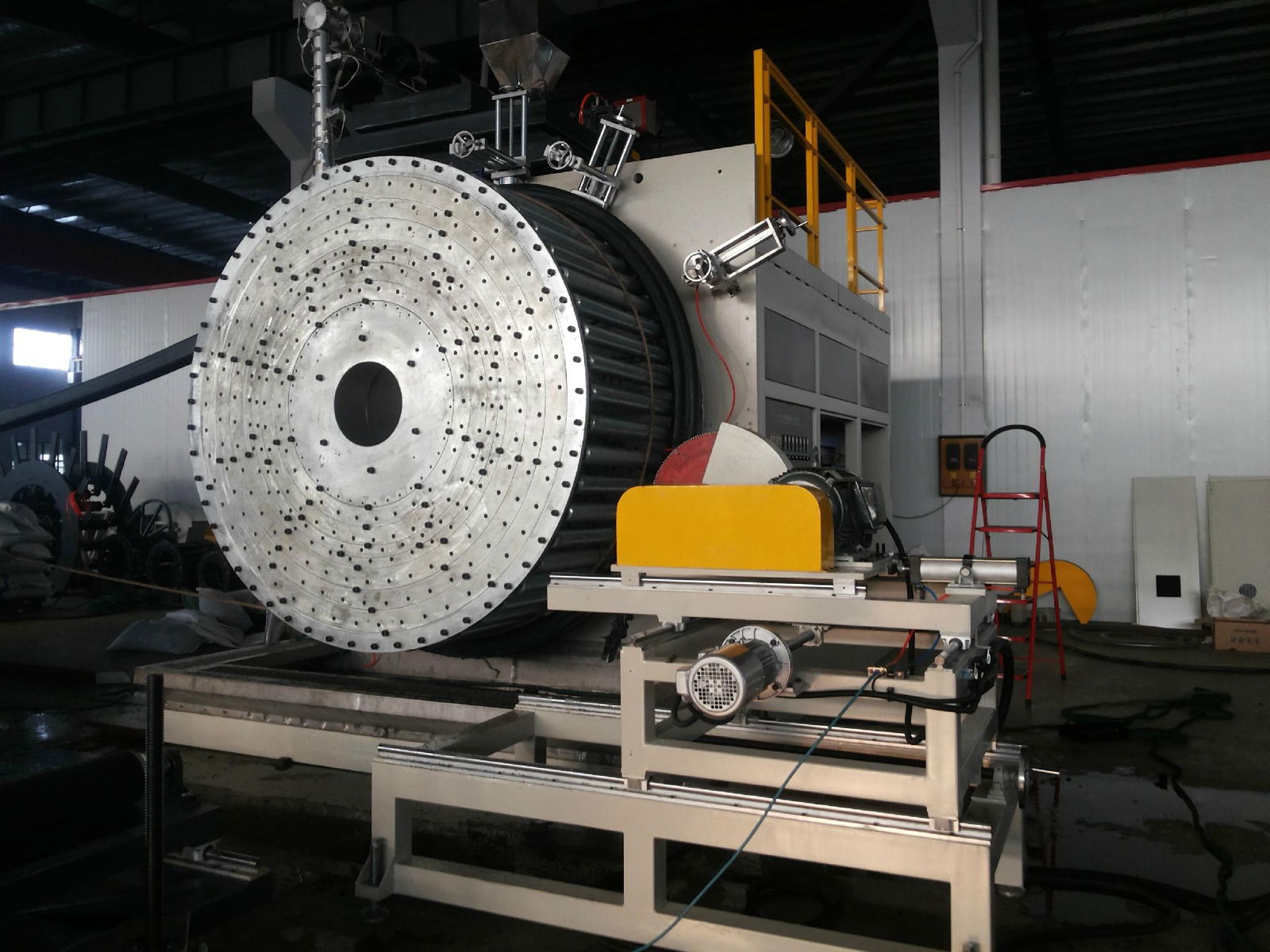 HDPE Hollow-wall Winding Pipe Extrusion Line 3