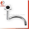 stainless steel body jewelry nose ring, nose screw