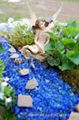 Dark blue landscaping glass rocks 4