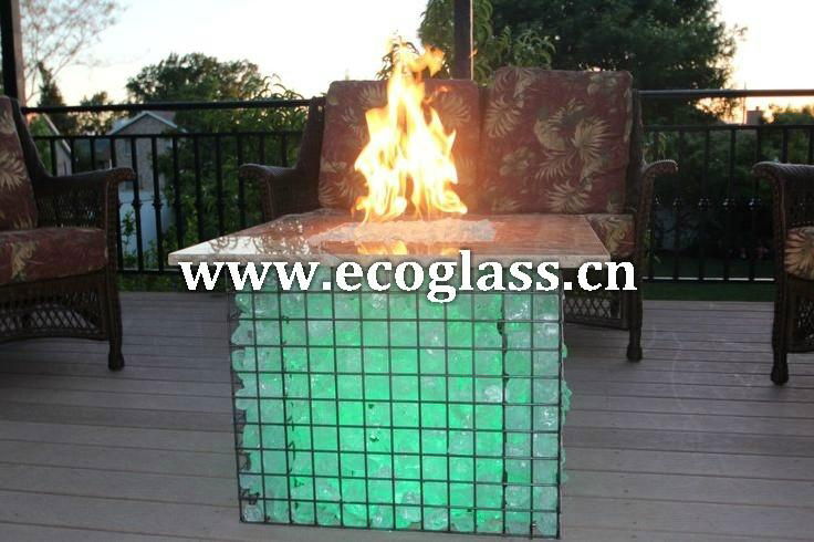 Fire pit glass, fireplace glass 3