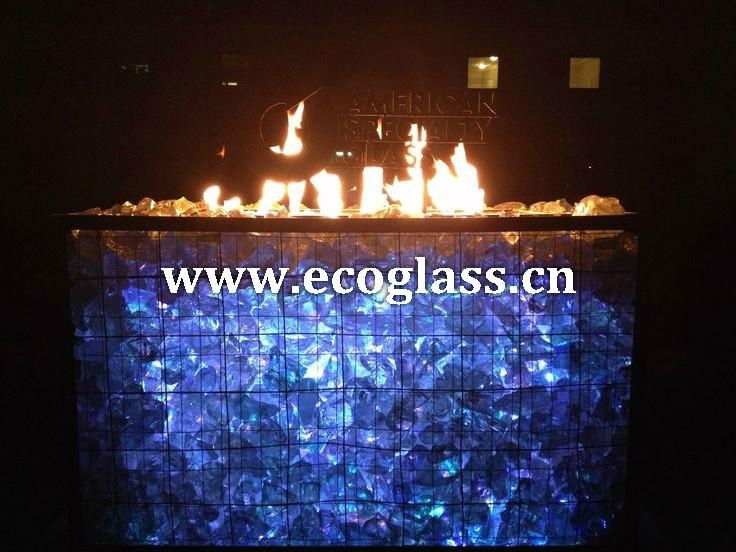 Fire pit glass, fireplace glass 4