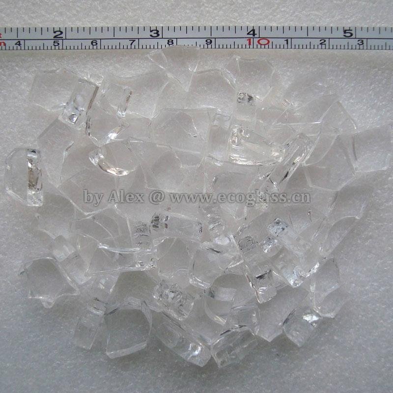 Reflective tempered glass grits for fireplace 3