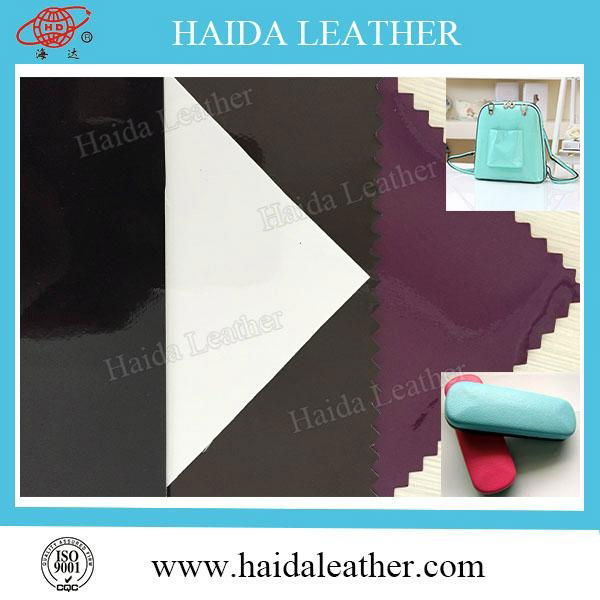 shinny mirror pvc leather fabric for sandals and bags