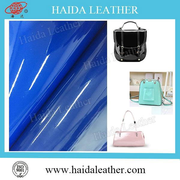 pvc mirror leather fabric for bag shoes belt and glass case 3