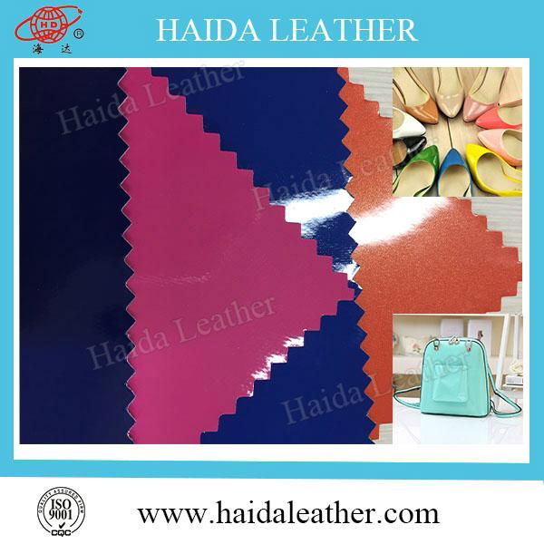 pvc mirror leather fabric for bag shoes belt and glass case 4