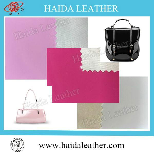 PVC synthetic leather mirror fabric 4