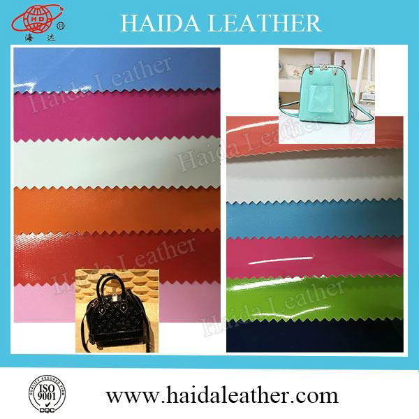 PVC synthetic leather mirror fabric 5