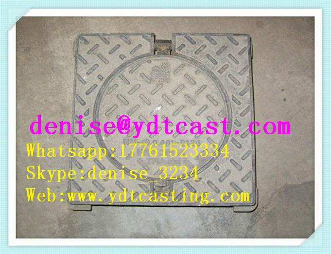 Morocco Manhole Covers drain cover OEM cast iron EN124 