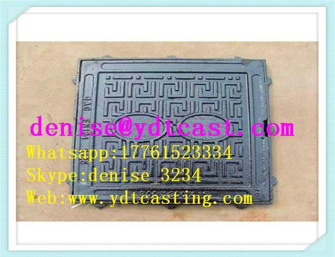 Morocco Manhole Covers drain cover OEM cast iron EN124  2