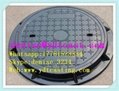 cast iron manhole covers drain cover EN124 D400 WITH FRAME  3