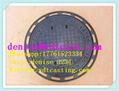 Ductile iron manhole covers circular  security foundry cast iron manhole cover