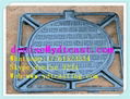 Algeria Manhole Cover 850x850x100 D400 drain cover OEM 2