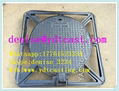 Algeria Manhole Cover 850x850x100 D400 drain cover OEM 4