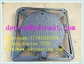 High Quality China Factory Cast Iron Manhole Cover With Frame 600*600  2