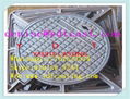 High Quality China Factory Cast Iron Manhole Cover With Frame 600*600  5