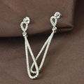 kisvi 925 silver long earring