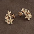 Flowers fashion stud earrings