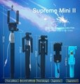 2015 new release Mini selfie stick couple gift selfie stick with shutter button  5
