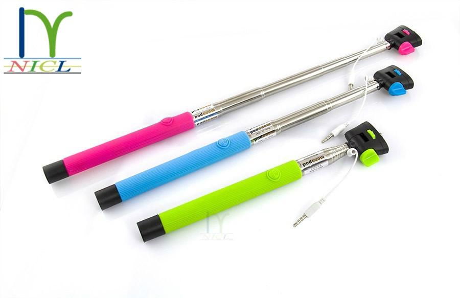 As promotion product z07-5 plus cable selfie stick with wired from NICL 4