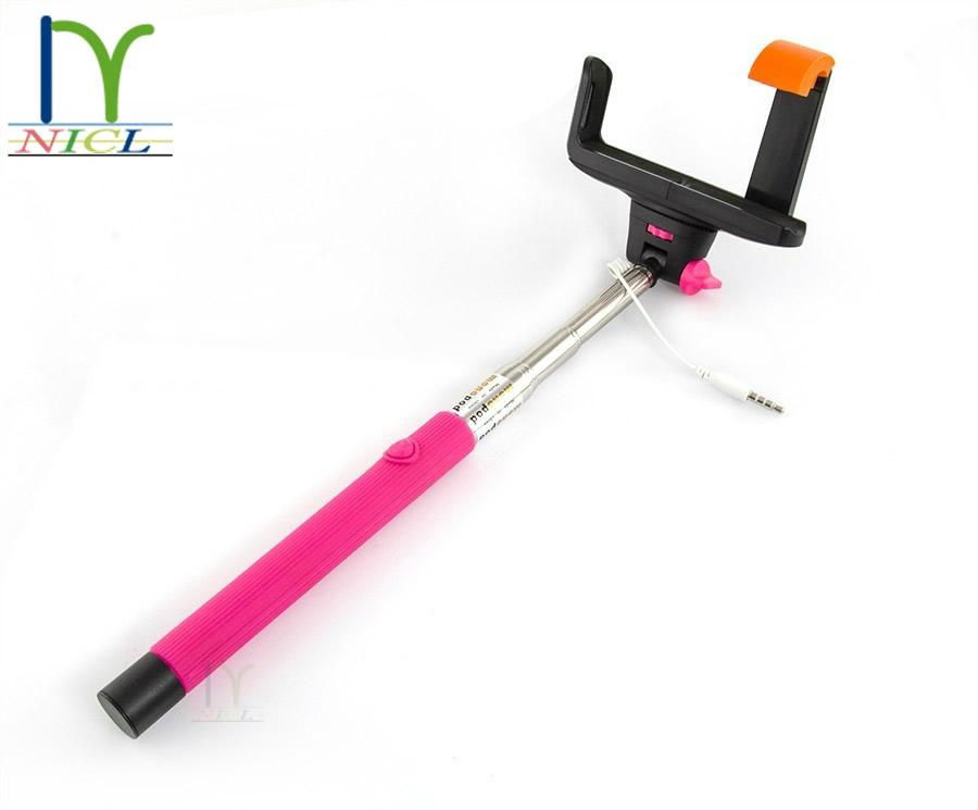 As promotion product z07-5 plus cable selfie stick with wired from NICL 2
