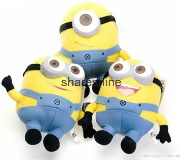 Despicable me 2 plush(stuffed) minions toy 3