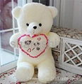 popular valentien's day plush(stuffed) teddy bear toy for lovers