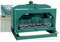 Color glazed tile forming equipment