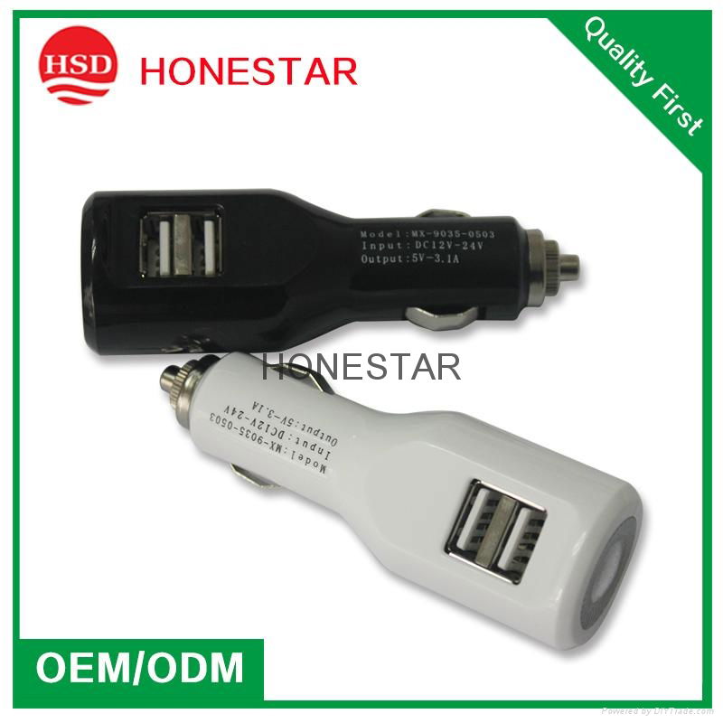 5V 2.1 dual USB car charge3 4