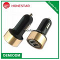 5V 4.8A dual USB car charger 4