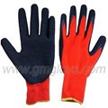 Nylon latex palm coated gloves