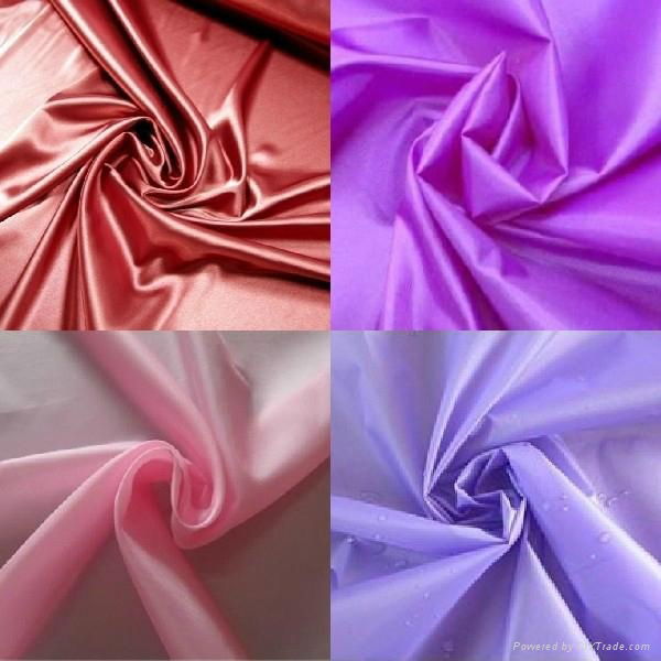 210t linning taffeta fabric pu coated used for umbrella and tent