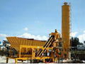 YHZS25 mobile concrete batching plant