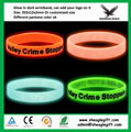 Cheap embossed debossed logo silicone wristband 4