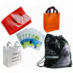 Custom HDPE LDPE printed plastic bag