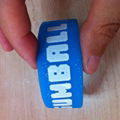 Logo printed silicone bracelet customized 1