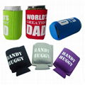 Custom logo neoprene can cooler koozie wholesale stubby holder 1