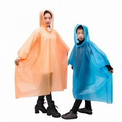 2021 New Promotional Logo Printed Disposable Rain Poncho