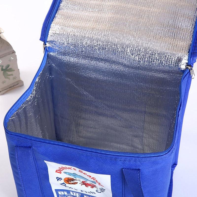 Non woven insulated custom promotional cooler bag 2