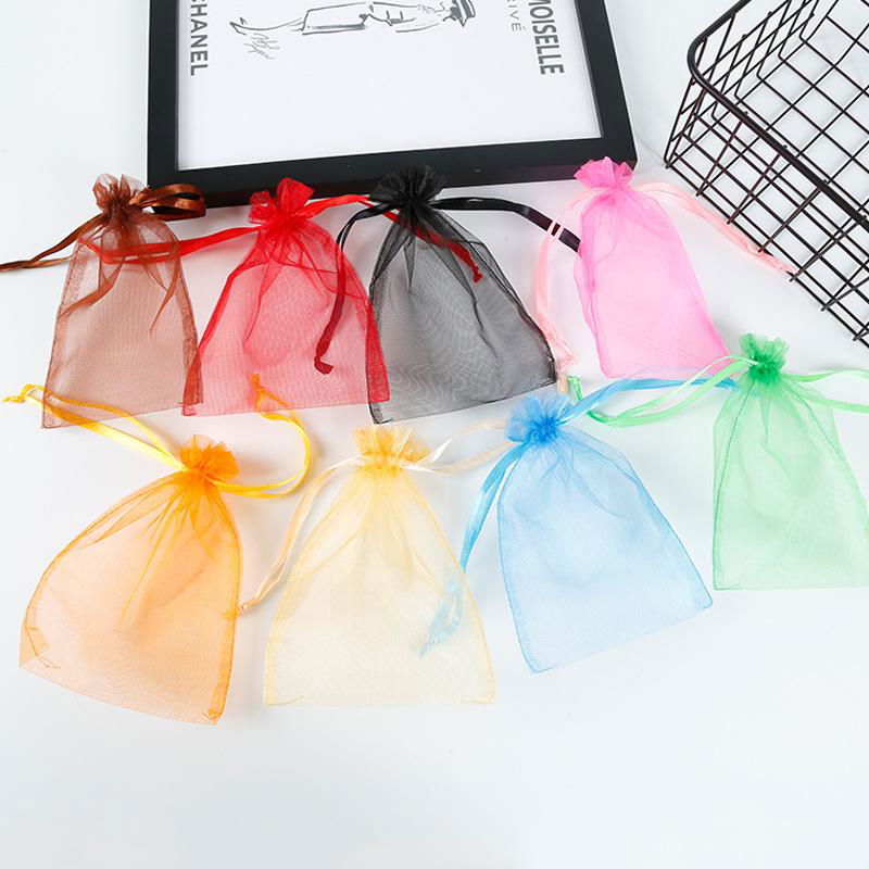 2021 Personalized Custom Printed Gift Organza Bag 3