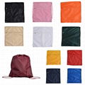 Nylon polyester drawstring backpack 1