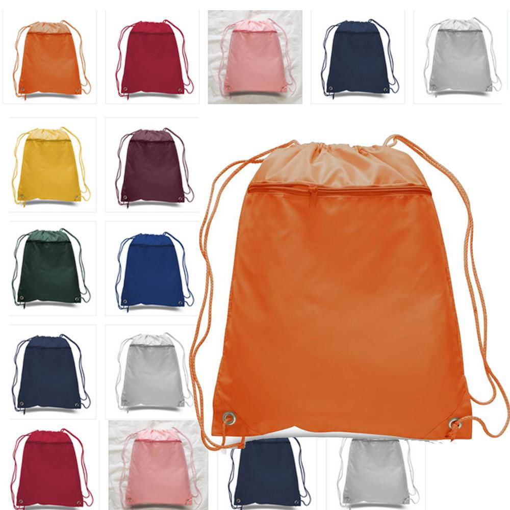 Nylon polyester drawstring backpack 5