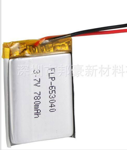 正品銷售3.7v 780mah 鋰離子聚合物充電電池