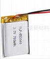 Quality goods sales 3.7 v 780 mah lithium-ion polymer rechargeable batteries 1