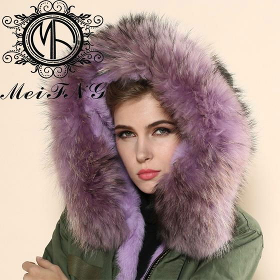 2015 new fashion clothing stores latest design pink fur womens winter coats 2