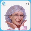 Disposable bouffant cap medical cap