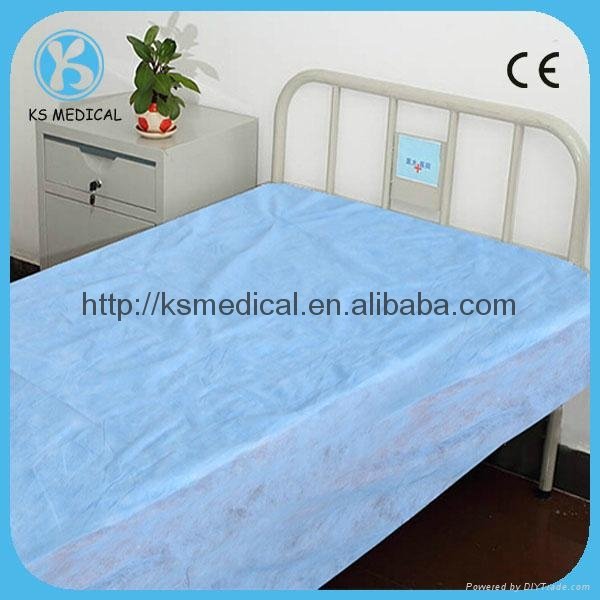 Disposable medical nonwoven bed sheet