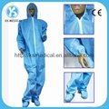 medical disposable working coverall